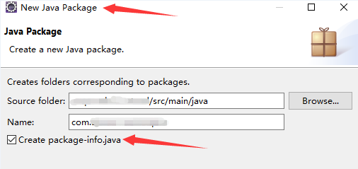 create package.java